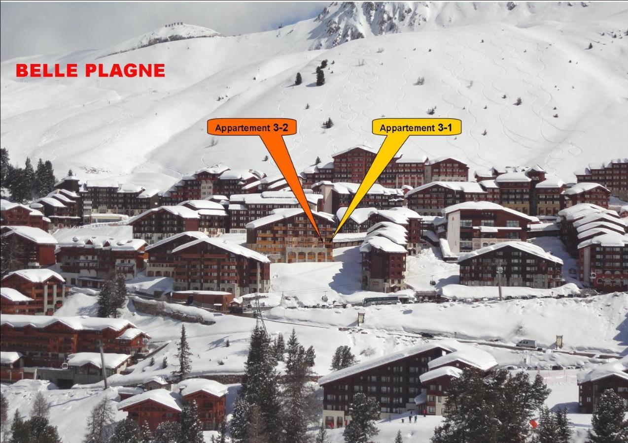 Belle Plagne 1 Appart 6 Pers Du Dimanche Au Dimanche Ski Au Pieds La Plagne Esterno foto